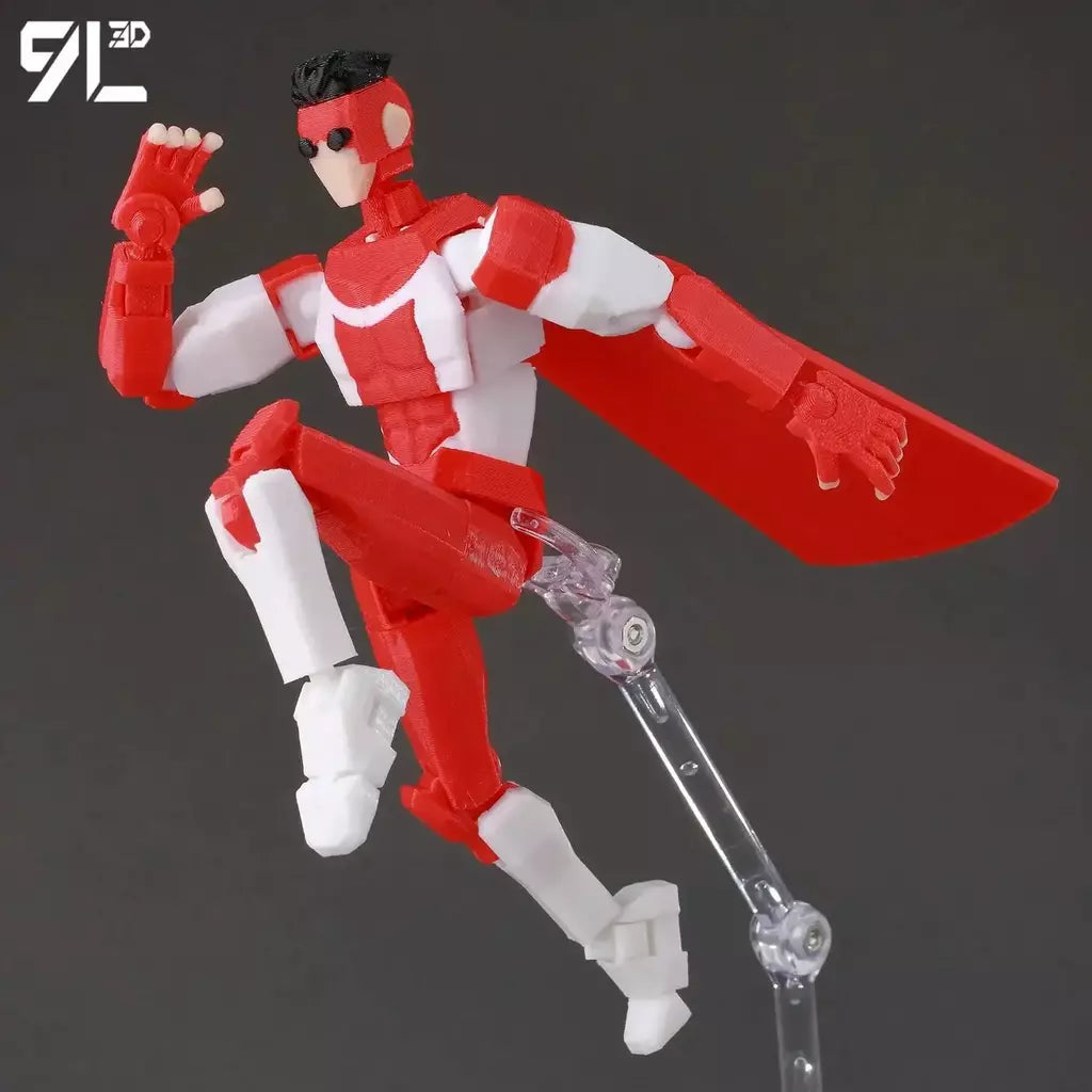 9l3d impresso invincible menino lucky13 manequim13 conquistar lex allen super-heróis anime brinquedos figuras de ação manequim modelo ornamentos