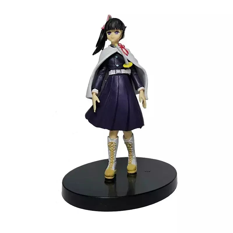 Anime figura demônio slayer figuras kimetsu não yaiba boneca tanjiro nezuko zenitsu estatueta inosuke guerreiro figura de ação modelo brinquedos