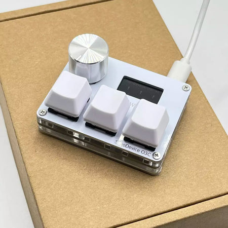 Pink SayoDevice OSU O3C Rápido Gatilho Hall Switches Wooting Vermelho Magnético Switches Teclado Com Botão Tela Copiar Colar Shotcut