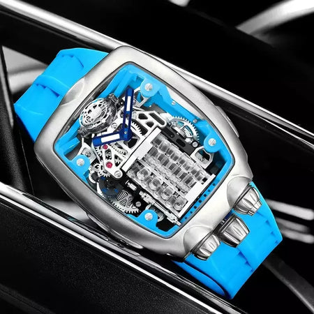 Pindu design relógios masculinos marca superior de luxo militar esporte masculino nh05 relógio automático à prova dwaterproof água relógios mecânicos montre homm