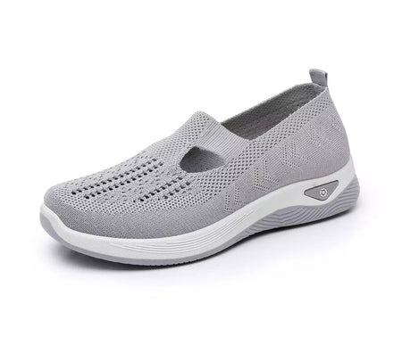 2025 tênis feminino respirável deslizamento em sapatos de caminhada malha baixa superior das mulheres sapatos vulcanizados sola macia sapatos femininos leves
