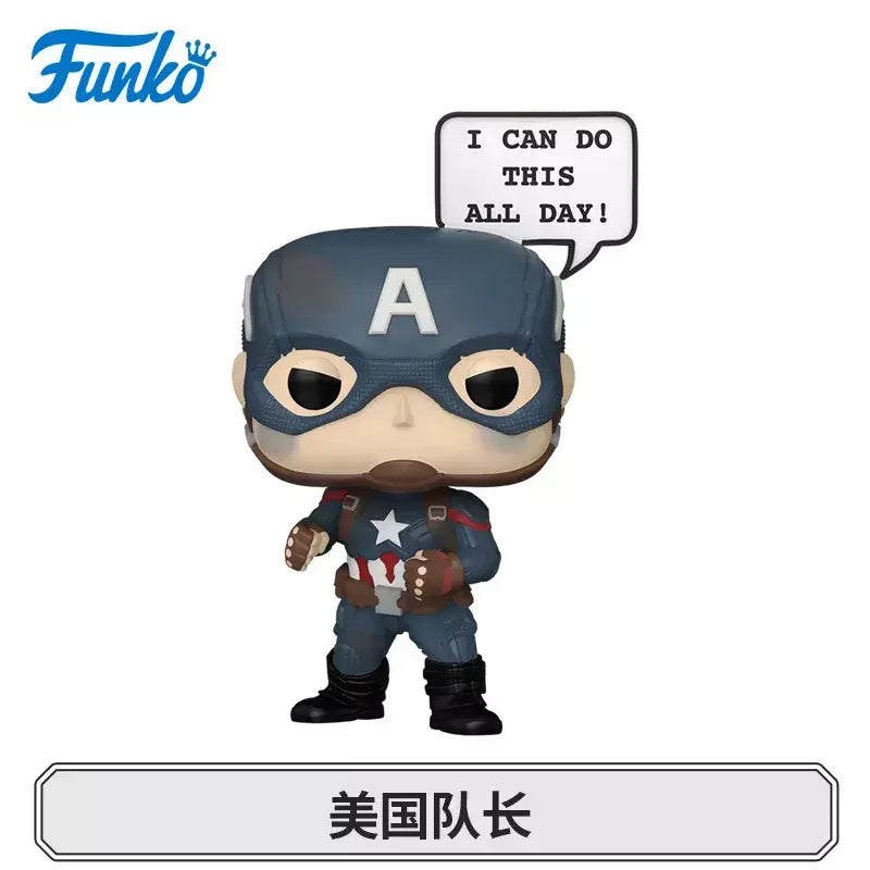 Funko pop original marvel capitão américa hulk homem-aranha myers norman osborn figura de ação brinquedos para meninos meninas crianças presente