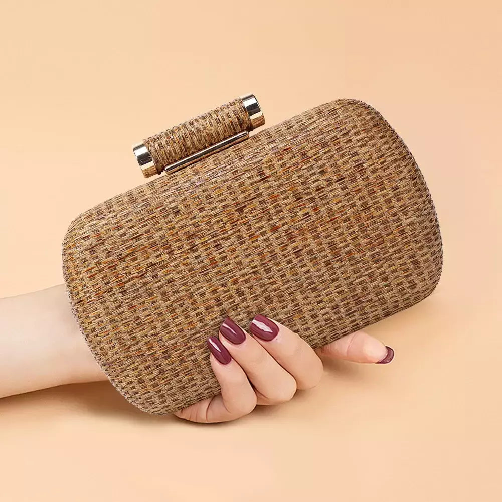 Bolsa de embreagem para mulheres, Bolsa de Raffia para senhoras, Bolsa de noite, Crochet Crossbody Bags, Ombro de praia, Verão, Saco de mão tecido luxuoso