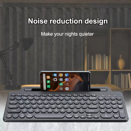 Teclado bluetooth duplo tri-modo bt5.0 3.0 2.4g teclado sem fio com touchpad teclado para jogos com slot para cartão para laptop tablet