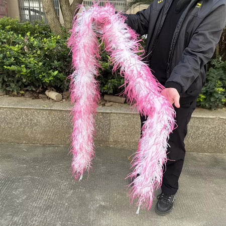 Boa de penas de avestruz arco-íris, 6/10/20 camadas, acessórios de festa fofos para mulheres, halloween, carnaval, cosplay, decoração de casamento, fantasia diy