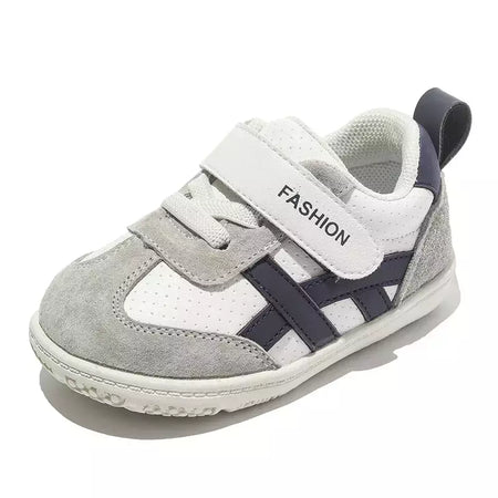 Sapatilhas antiderrapantes brancas para crianças, sapatos casuais, respirável, gancho, ao ar livre, crianças, criança, meninos, meninas, design de moda