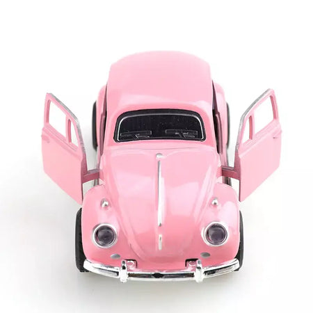 (Ensacado) 1:8 besouro clássico fofo, modelo de carro de liga, veículo simulado, carro de liga infantil, modelo de brinquedo de menino, enfeites de carro