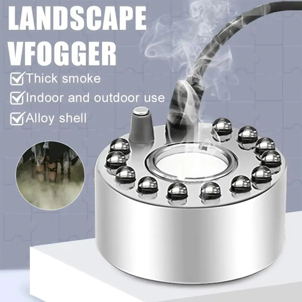 Mini led fabricante de névoa fogger kit máquinas halloween nebulização água ao ar livre para abóbora luz lagoa nevoeiro aquário máquina festa interior