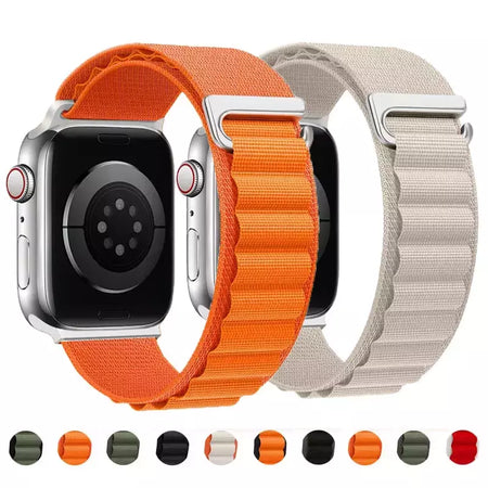 Alpine Loop Band para Apple Watch, Bracelete, iWatch Ultra Series 7, 6, 5, 3, SE, 8, 49mm, 44mm, 40mm, 45mm, 41mm, 42 milímetros, 38 milímetros