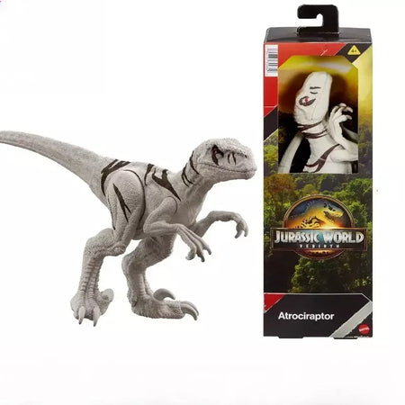 Mattel jurássico mundo renascimento dinossauro figura de ação mosasaur atrociraptor tiranossauro rex meninos brinquedos anime animal filme presente