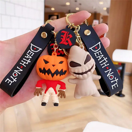 Disney pesadelo antes do natal chaveiro personagem aterrorizante figuras dos desenhos animados bonito chave pingente mochila decorações brinquedo presente