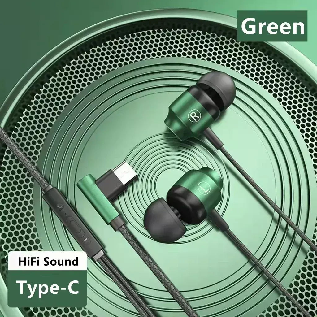 Novo jogo magnético com fio fone de ouvido l jack heif baixo estéreo música fone de ouvido 3.5mm aux tipo-c fone de ouvido para telefones celulares e computador
