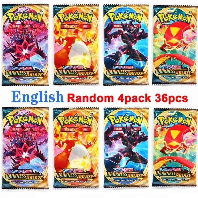 4 pacote de cartas pokémon 151 equipe up sun & moon trovão inglês jogo de cartas de negociação evoluções impulsionador colecionável crianças brinquedos presentes