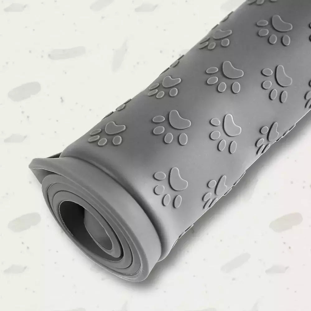 Pet placemat gato comida tigela esteira de alimentação do cão gato cão beber alimentação placemat silicone impermeável antiderrapante pet alimentador esteiras