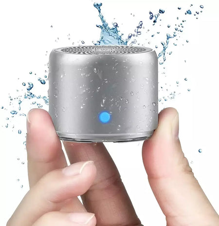 EWA A106 Pro Mini alto-falante Bluetooth com radiador de graves personalizado, IPX7 à prova d'água, alto-falantes super portáteis, estojo de viagem embalado