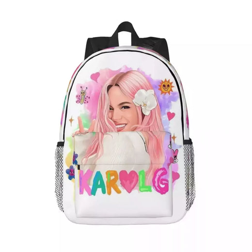 Manana Sera Bonito Karol G impresso Lightweight Casual Schoolbag, escola, ao ar livre, compras, escritório, 15";;VERDADEIRO;;"1