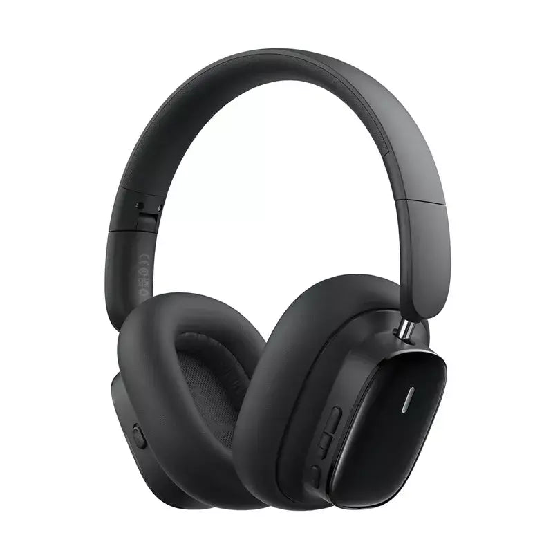 Baseus bowie 30 max fones de ouvido bluetooth 45db cancelamento de ruído hi-res ldac sobre a orelha fone de ouvido 3d áudio espacial sem fio