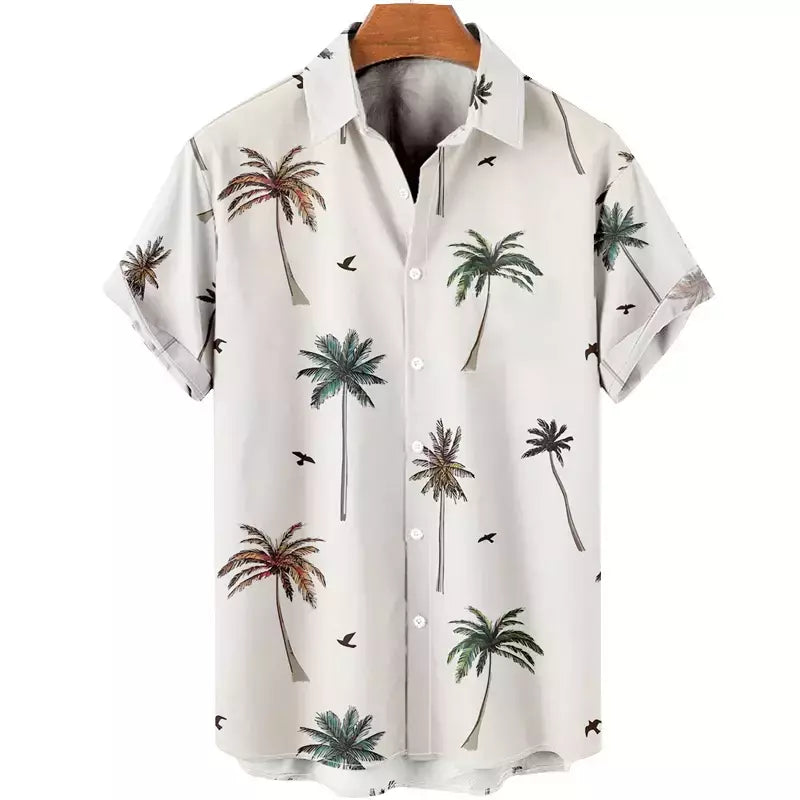 Camisa havaiana dos homens 3D fruta impressão curta manga rápida secagem camisa de praia dos homens oversized ao ar livre camisa dos homens camisa casual