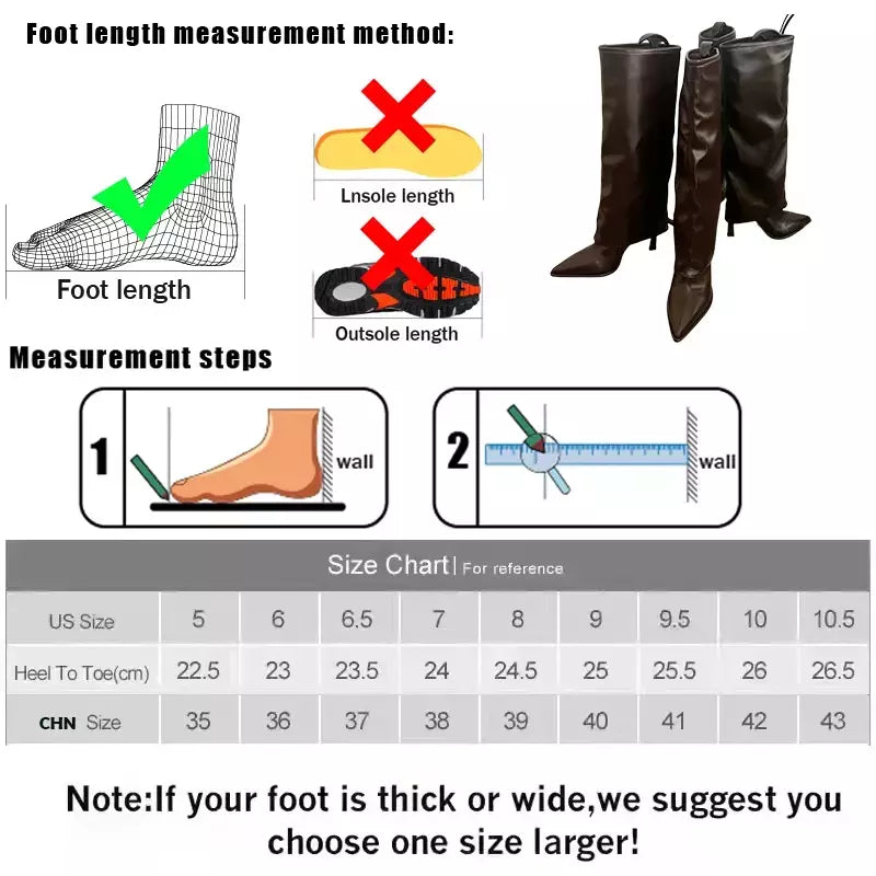 Botas ocidentais plissadas para mulheres, altura do joelho, dedo apontado, saltos femininos, longo, festa, moderno, senhoras, moda