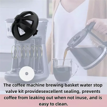 Máquina de café cesta de cerveja inferior moldada kits rolha se encaixa para black deckker cafeteiras cesta de fermentação