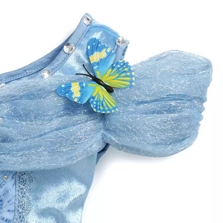 Crianças cosplay traje menina verão pageant lantejoulas fantasia crianças cinderela carnaval roupas princesa vestido de aniversário 3-10 ano