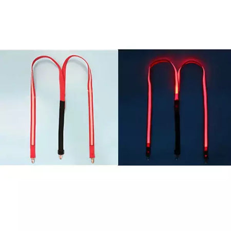 Suspensórios de led iluminados masculinos, gravata borboleta unissex, calças elásticas ajustáveis, suspensório iluminado com led para festival de música, festa de fantasia