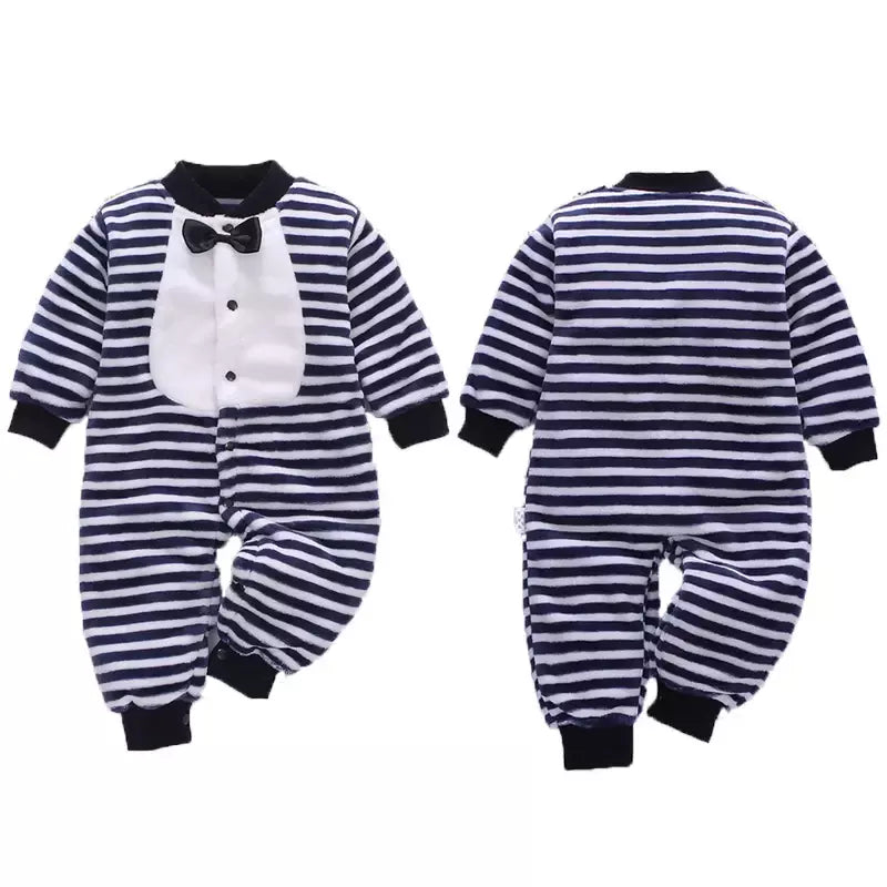 Bebê recém-nascido primavera inverno roupas jaqueta infantil para meninas macacão para meninos flanela macia bebe macacão roupas de bebê 0-18 meses