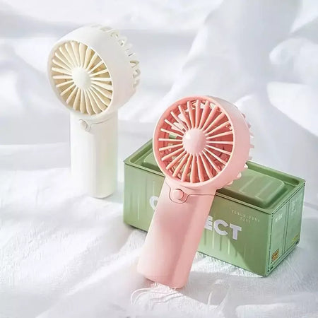 Mini ventilador portátil leve ventilador de mão aa ventilador de refrigeração a pilhas para escritório ao ar livre viagem acampamento