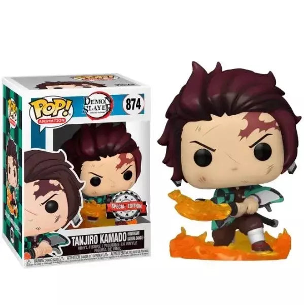 Funko Pop Demon Slayer Nezuko Kamado 868 # Mitsuri Kanroji 1306 # Inosuke Hashibira 875 # Tanjiro Kamado 867 # Enmu 1158 # Brinquedos modelo