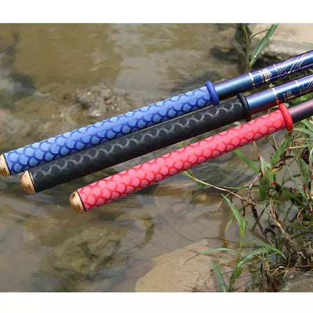 1m antiderrapante vara de pesca tubo termo retrátil envoltório diâmetro 15/18/20/22/25/28/30/35/40/45mm anti skid bicicleta lidar com barra aperto capa caso