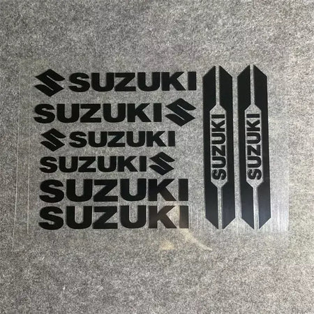 Para suzuki motocicleta adesivos decorativos personalizados corpo capacete absorção de choque criativo à prova dwaterproof água modificado adesivos