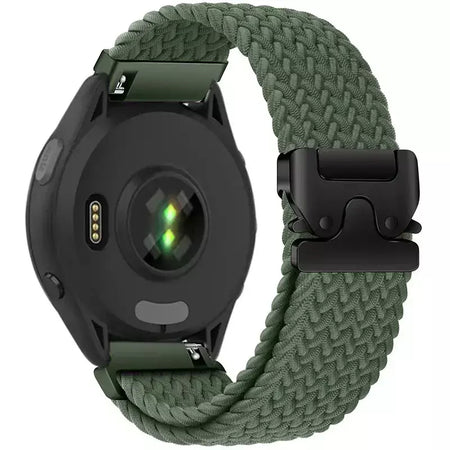 Pulseira de paraquedas de 20mm 22mm para garmin venu 4 3 2 sq band para forerunner 165/255/265/570 pulseira vivoactive 4 5 6 pulseira