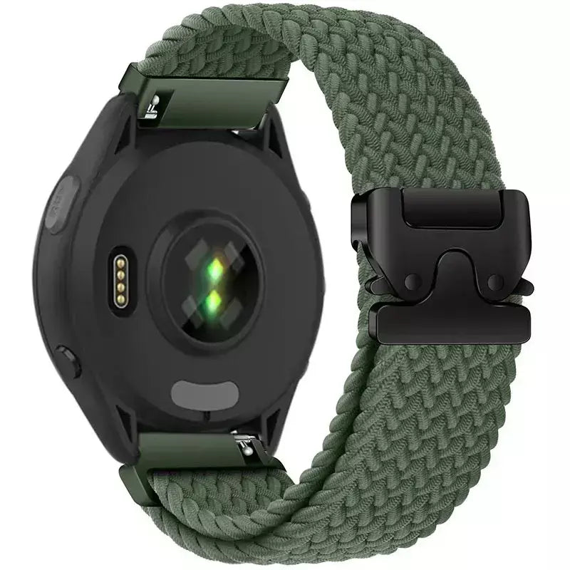 Pulseira de paraquedas de 20mm 22mm para garmin venu 4 3 2 sq band para forerunner 165/255/265/570 pulseira vivoactive 4 5 6 pulseira