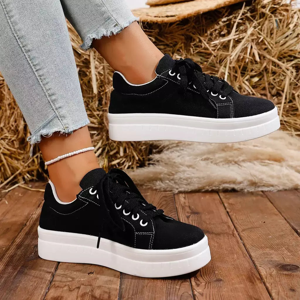 Mulheres tênis 2025 nova moda sapatos casuais femme verão designer tênis feminino rendas até plataforma tênis esporte sapatos femininos