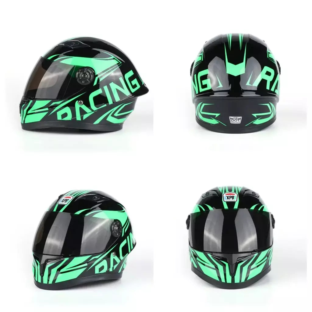Novo bonito crianças capacete de segurança criança rosto cheio para 4 temporada esportes ao ar livre equitação cabeça ajustável bicicleta motocicleta crianças capacete