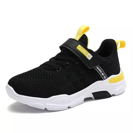 Crianças sapatos antiderrapantes respirável malha sapatos da criança conforto tênis de corrida marca meninas meninos sapatos casuais crianças moda tênis