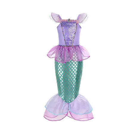 Menina belle neve branca vestido crianças natal elegante princesa traje bebê halloween disfarce cosplay festa fantasia 3-10 anos