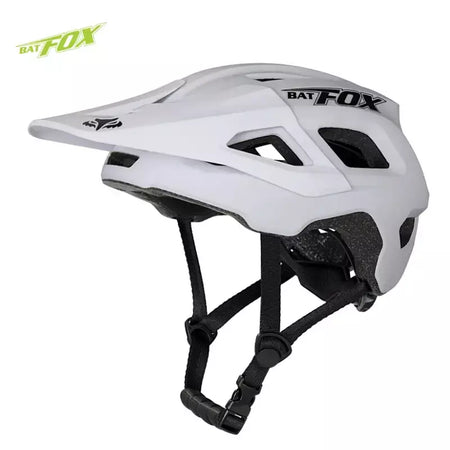 Batfox capacete de bicicleta mtb ajustável, leve, respirável, forro confortável, esportes ao ar livre, chapéu seguro para homens e mulheres, capacete de ciclismo
