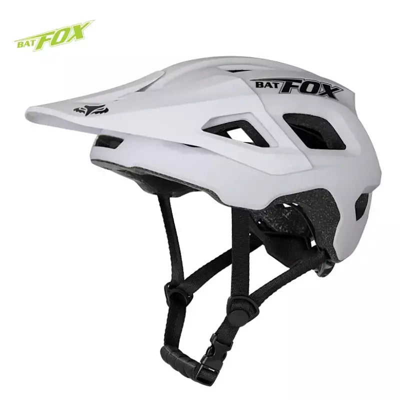 Batfox capacete de bicicleta mtb ajustável, leve, respirável, forro confortável, esportes ao ar livre, chapéu seguro para homens e mulheres, capacete de ciclismo