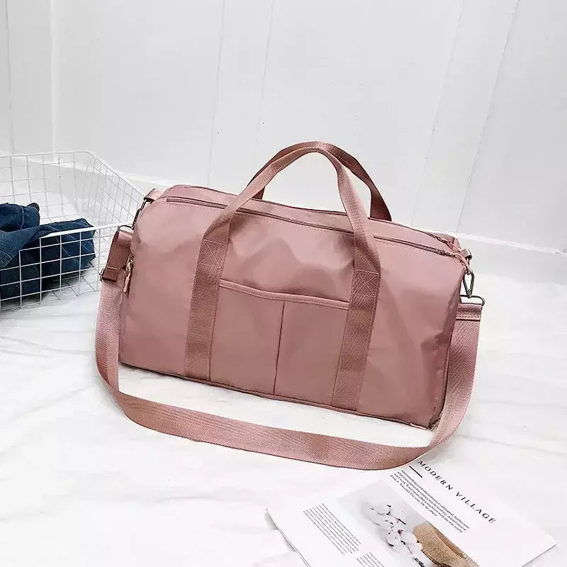Impermeável Nylon Sports Gym Bags para Homens e Mulheres, Bolsa de Viagem, Yoga Mat, Sapatos Compartimento, Treinamento, Fitness, ao ar livre
