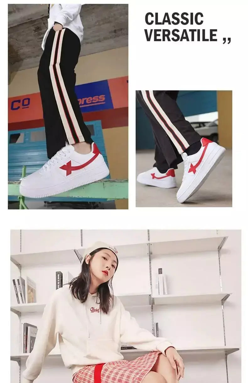 Xtep sapatos de skate antiderrapante resistente ao desgaste casual branco casal tênis de skate masculino feminino sapatos de marca de luxo 881219319851