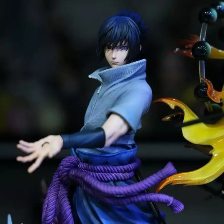 2025 novo anime shippuden estatueta naruto uzumaki uchiha sasuke pvc figura de ação estátua coleção modelo brinquedos anime figura