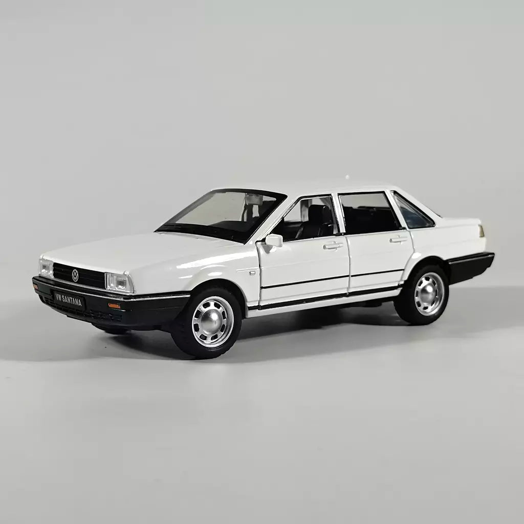 1:32 volkswagen santana liga de metal modelo fundido carro som & luz puxar para trás alta simulação carro de brinquedo das crianças presentes aniversário