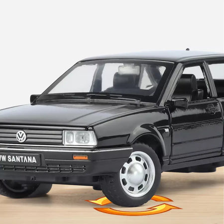 1:32 volkswagen santana liga de metal modelo fundido carro som & luz puxar para trás alta simulação carro de brinquedo das crianças presentes aniversário