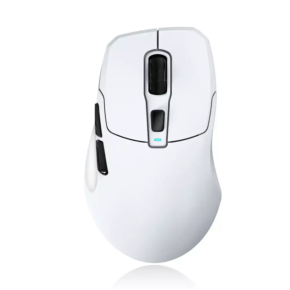Kysona uranus pro mouse para jogos sem fio mouse ergonômico paw3395 54g 8khz taxa de pesquisa 26000dpi para mão direita grande pc gamer
