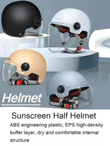 Capacete leve seguro e confortável para adultos - Óculos incluídos adequados para motocicleta E - Bicicleta de montanha