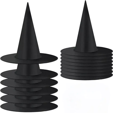 1 pçs chapéu de feiticeiro preto para crianças adultas halloween brincadeira horror festa masquerade ao ar livre bar escola decoração para casa adereços