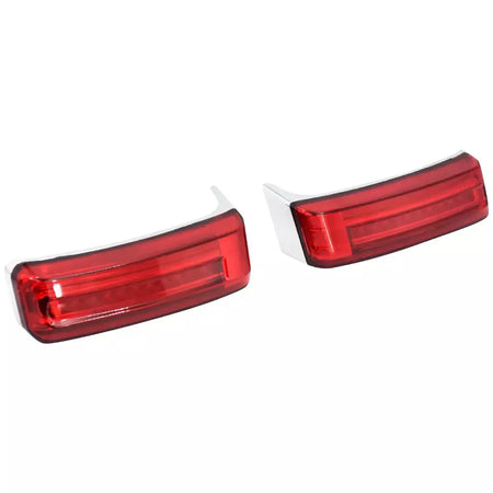 Alforje led para motocicleta, lâmpada de giro, luzes de freio para harley touring road king 97-2022 electra street glide cvo limitado