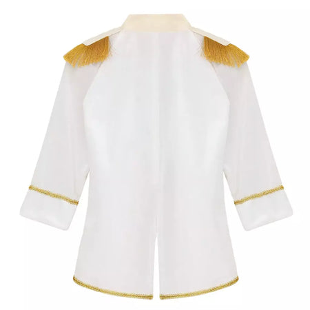 Meninos príncipe cosplay traje manga longa franja de ouro trança veludo smoking tailcoat tribunal real cosplay jaqueta vestir-se