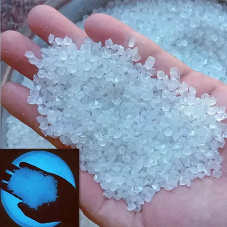 1000 pçs areia luminosa brilho no escuro seixos pedra casa jardim caminho ao ar livre decoração do gramado tanque de peixes decoração do aquário 3-5mm